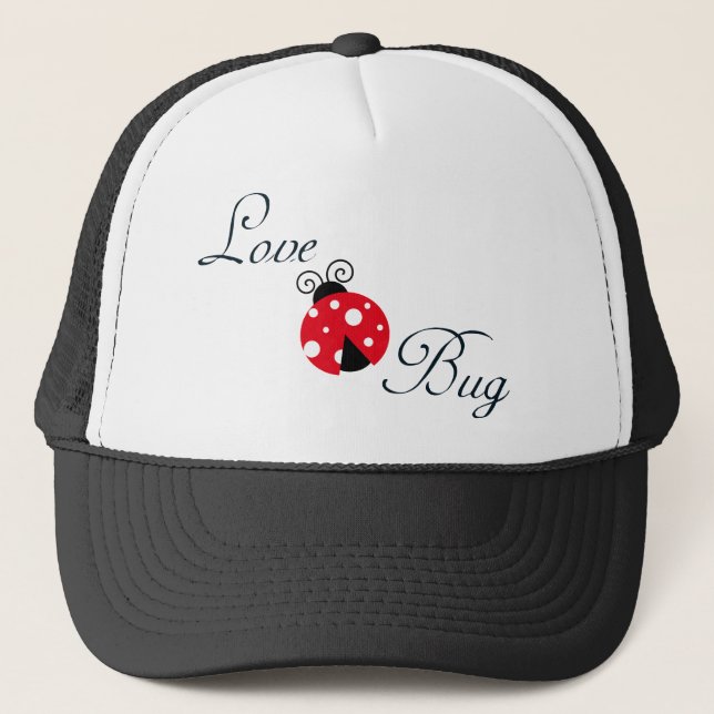 Red  Ladybug Trucker Hat (Front)