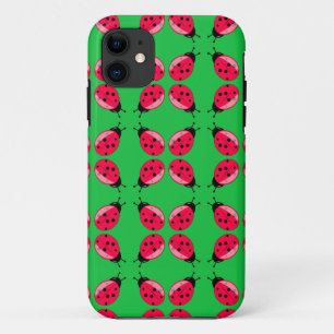 Red Ladybugs iPhone 11 Case