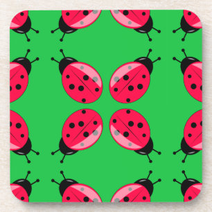Red Ladybugs Coaster