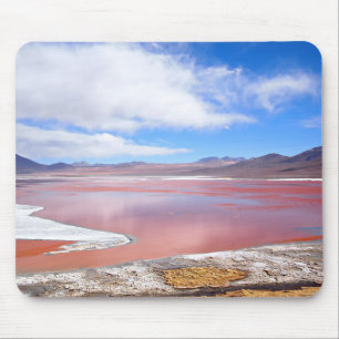 Red Lagoon, Laguna Colorada in Bolivia mousepad