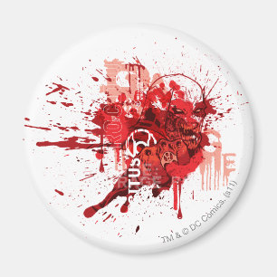 Red lantern Corps Collage Magnet