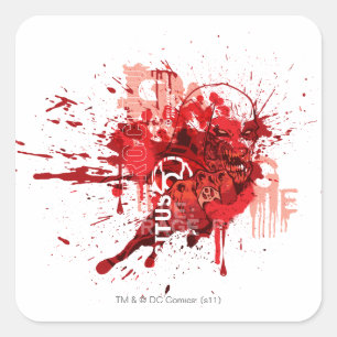 Red lantern Corps Collage Square Sticker