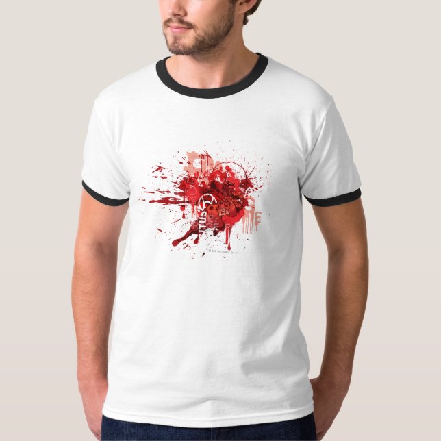 Red lantern Corps Collage T-Shirt (Front)