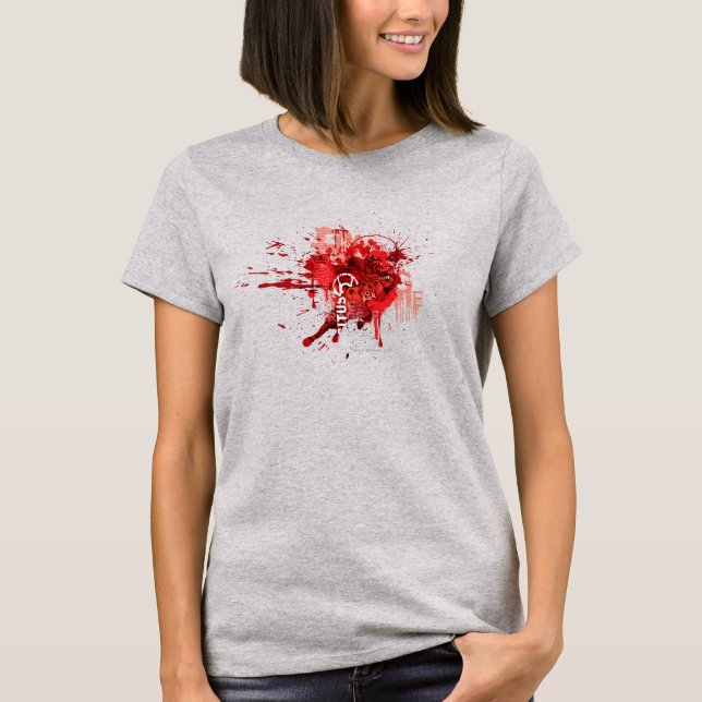 Red lantern Corps Collage T-Shirt (Front)