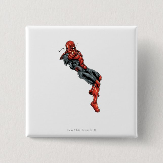 Red Lantern Corps - Rage Leaning 2 15 Cm Square Badge (Front)