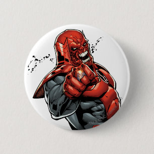 Red Lantern Corps - Rage Leaning 2 6 Cm Round Badge