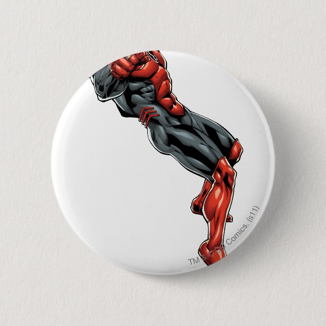 Red Lantern Corps - Rage Leaning 2 6 Cm Round Badge (Front)