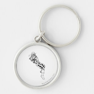 Red Lantern Corps - Rage Leaning 3 Key Ring