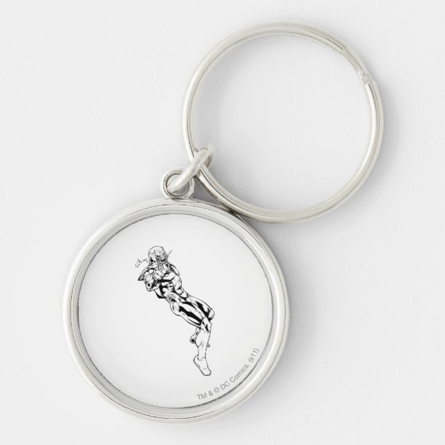 Red Lantern Corps - Rage Leaning 3 Key Ring (Front)