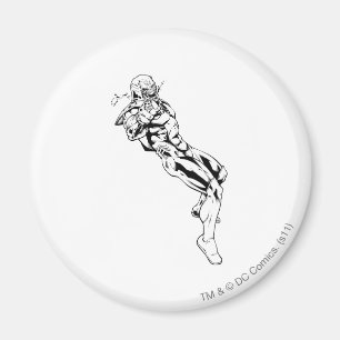 Red Lantern Corps - Rage Leaning 3 Magnet