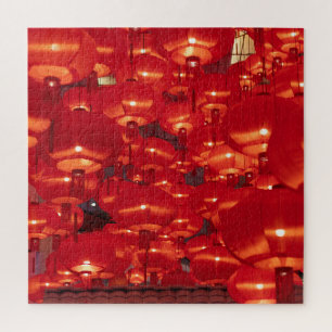 Red Lanterns Chinese New Year Jigsaw Puzzle