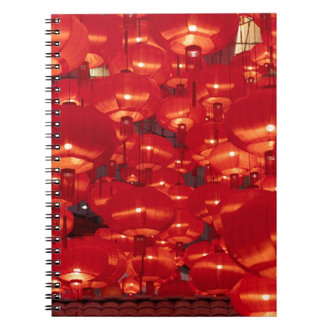 Red Lanterns Chinese New Year Notebook (Front)