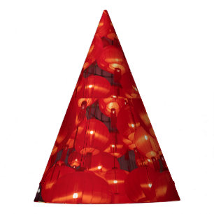 Red Lanterns Chinese New Year Party Hat
