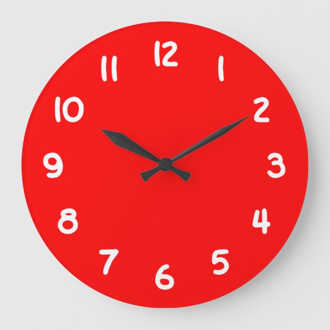 Red Large Clock (Front)