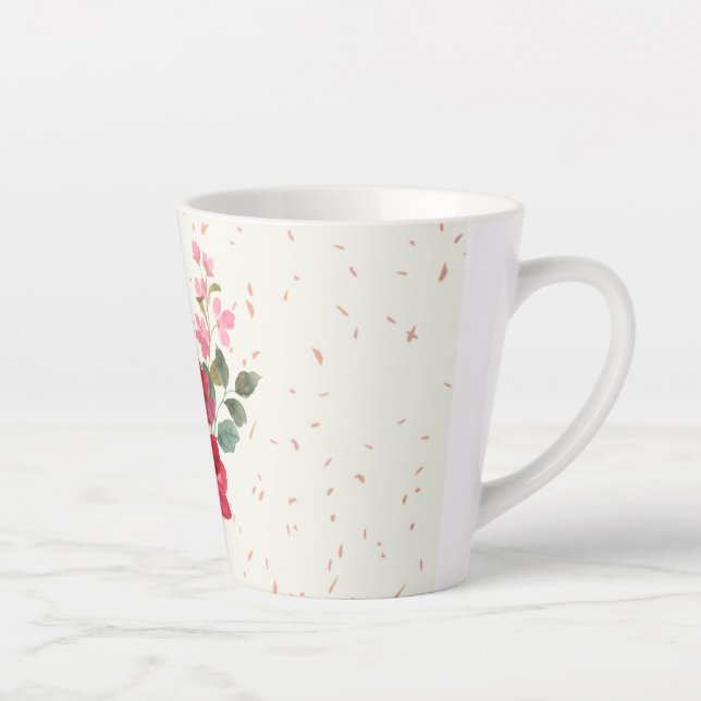 Red Latte Mug (Right)