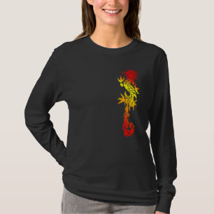 Red Lava Dragon Costume Kids Dragons Halloween Co T-Shirt