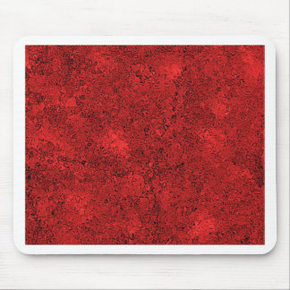 Red Lava Rock Texture Mouse Mat