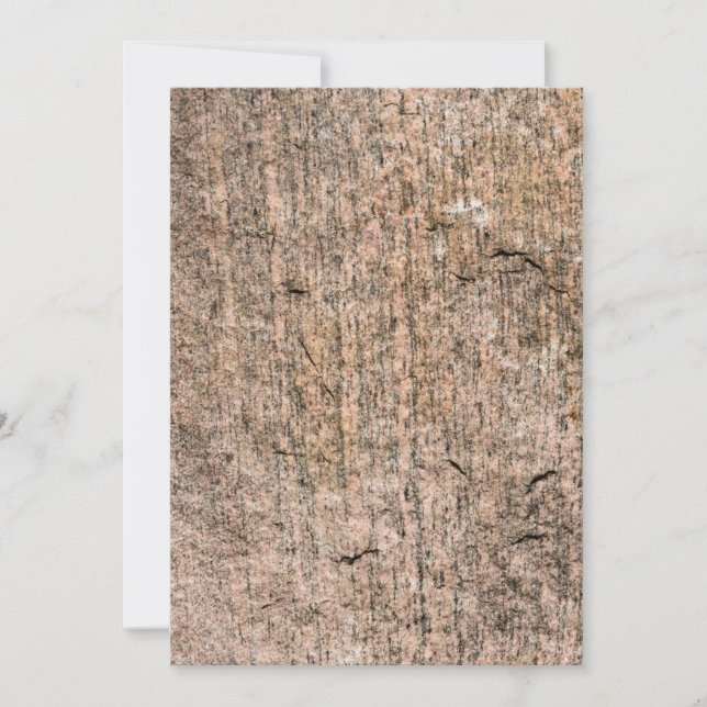 Red Layered Sediment Invitation (Front)