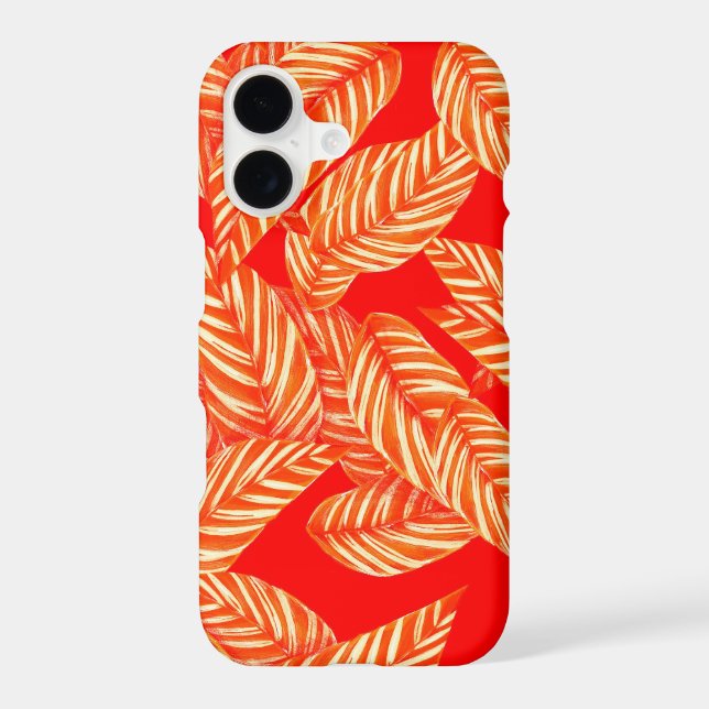 Red Leaf Botanical Print (Back)