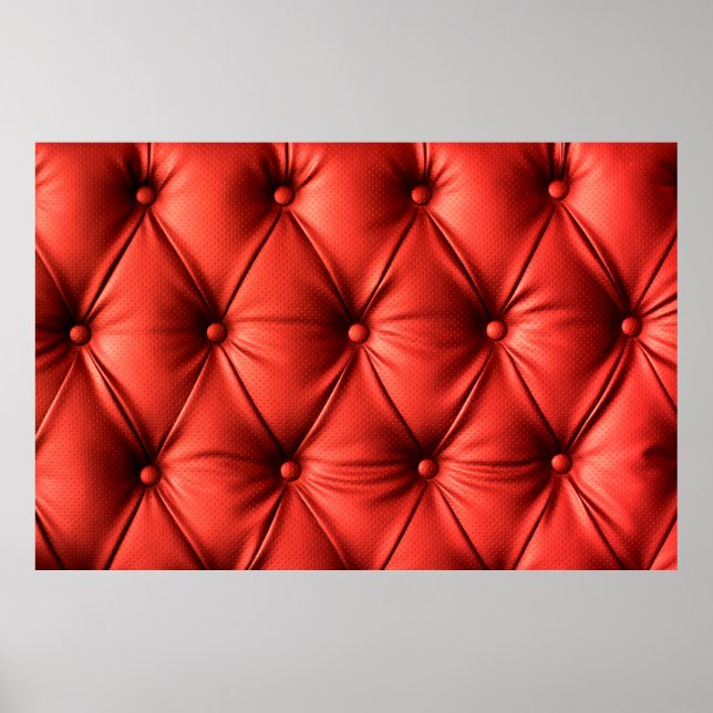 Red leather, texture poster (Front)