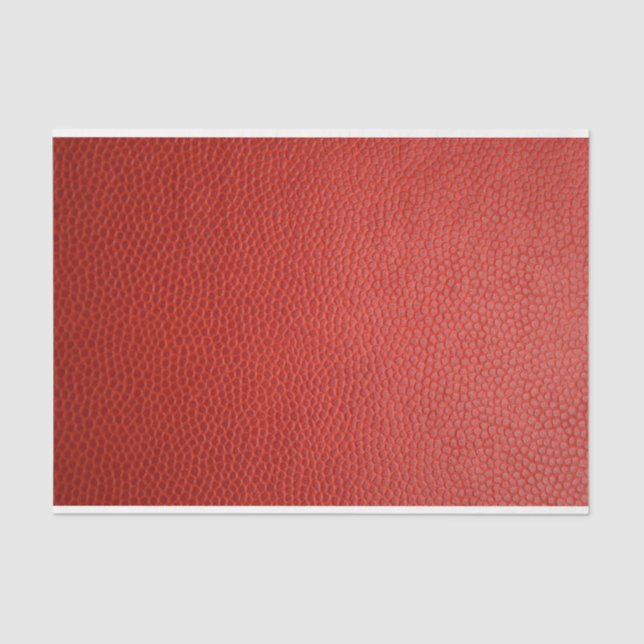 Red Leather Texture Tissue Paper (Front)