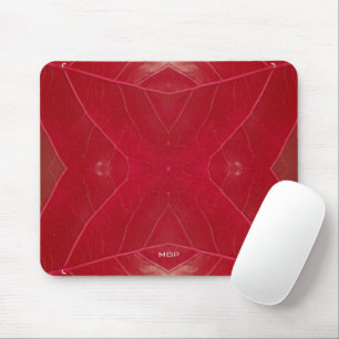 Red Leatherette Mouse Mat
