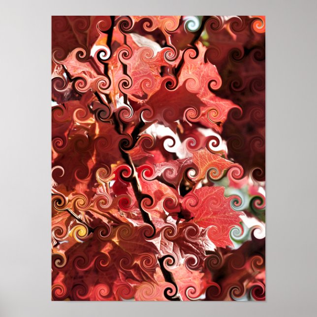 RED LEAVES POSTER (Front)
