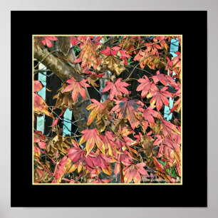Red Leaves Poster