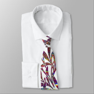 Red Leaves Tie