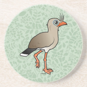 Red-legged Seriema Coaster