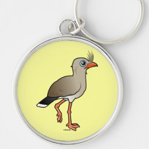 Red-legged Seriema Key Ring