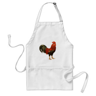 Red Leghorn Rooster Standard Apron