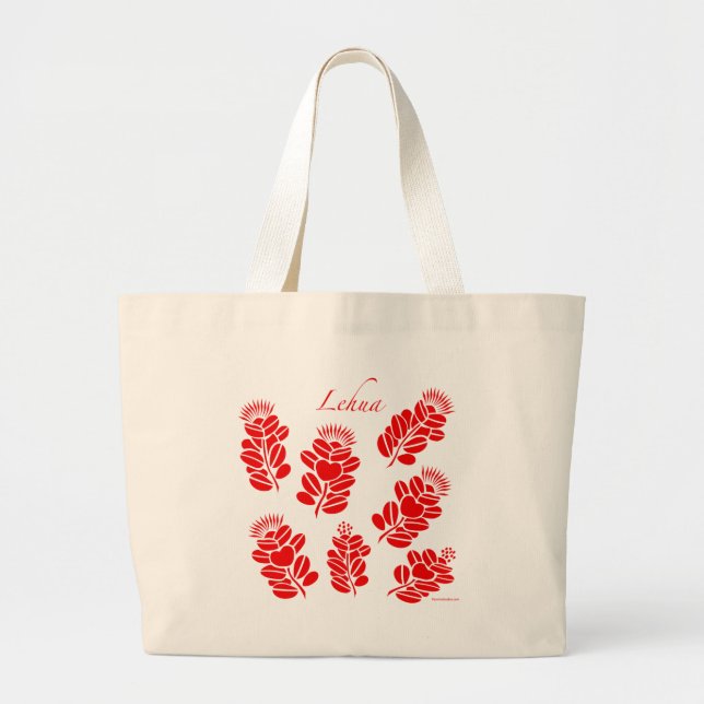 Red Lehua - Shopping Bag (Front)