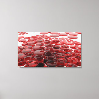 Red lentils canvas print