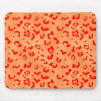 Red Leopard Mouse Mat