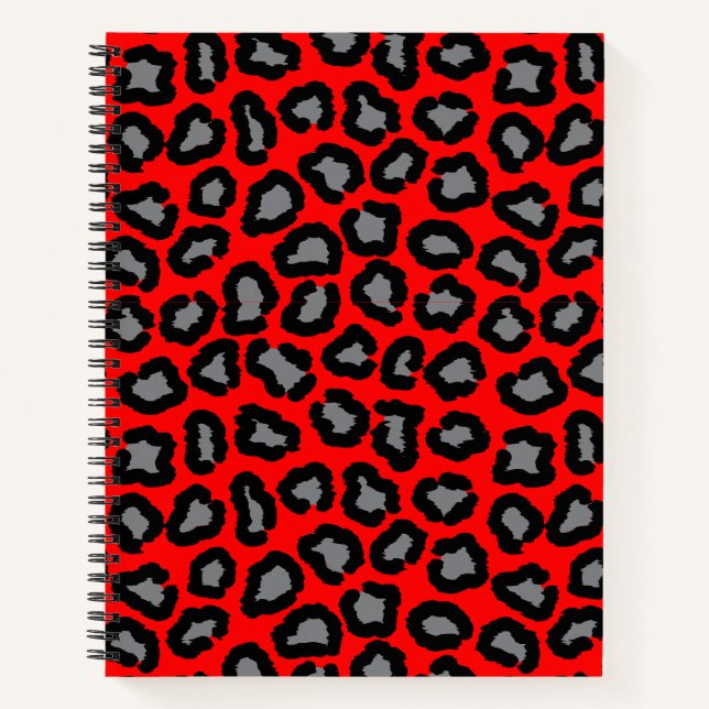red leopard notebook (Front)