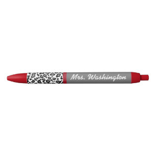 Red Leopard Teacher's Writing Pen Gift