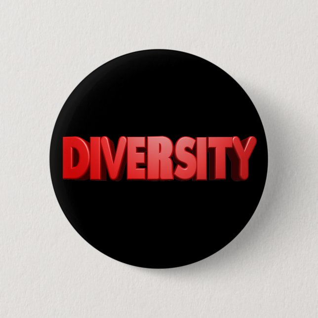 Red Letter Diversity Button (Front)