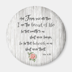 Red Letter Words: I am the Bread of Life Magnet