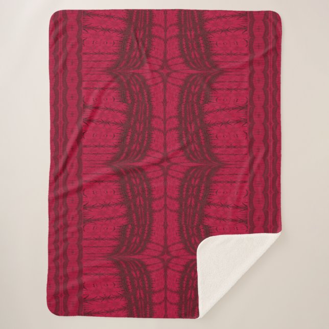 Red Light 6 Sherpa Blanket (Front)