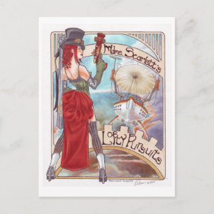 Red Light Flights postcard