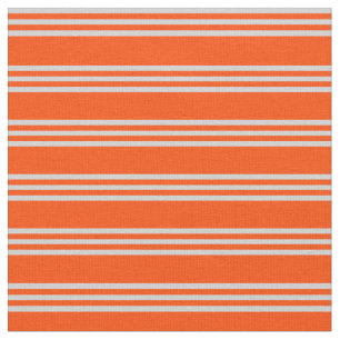 Red & Light Grey Stripes Pattern Fabric