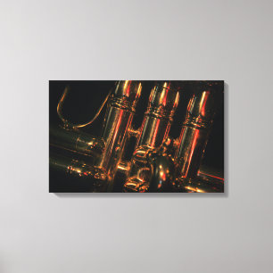 Red Light Jazz Canvas Print