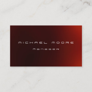 Red Light Pattern Manager Business Card