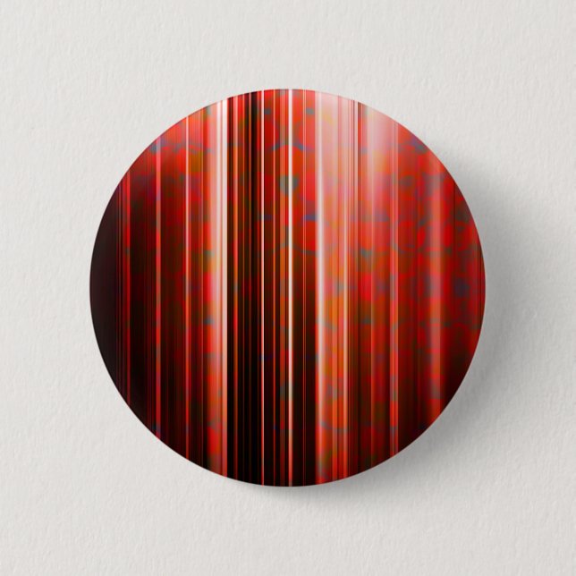 Red light streaks pattern 6 cm round badge (Front)