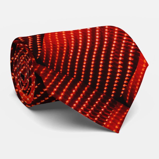 Red Light Strings Broadway Vegas Marque Tie (Rolled)