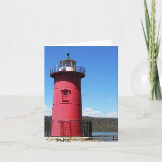  RED LIGHTHOUSE NOTECARD (Front)