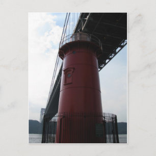 Red Lighthouse Postcard