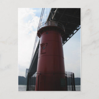 Red Lighthouse Postcard