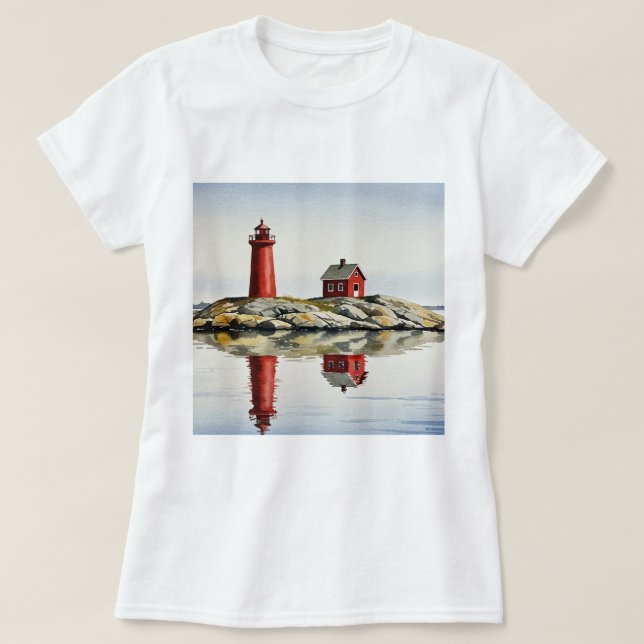 Red lighthouse T-Shirt (Design Front)